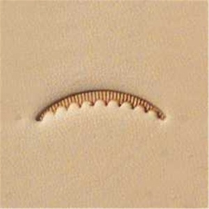 Stanta de embosare piele Craftool V417 (veiner festonat si cu linii) - Tandy Leather 6417-00 - Img 3