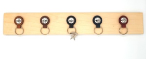 Suport prindere brelocuri chei cu sistem de fixare LOXX , Wood Maple - Img 2