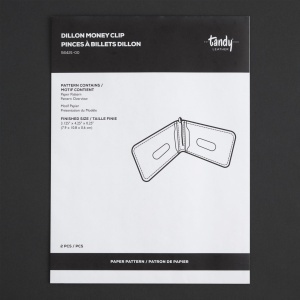 Tipar hartie clip de bani Dillon (Dillon Money Clip) - Tandy Leather 56421-00 - imagine 5