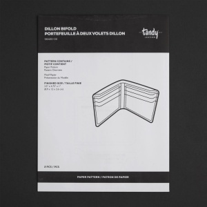 Tipar hartie portofel bi-pliat Dillon (Dillon Bifold) - Tandy Leather 56420-00 - Img 3