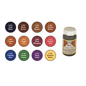 Vopsea pe baza de apa pentru piele Eco-Flo Leather Dye (130 ml) – Diverse Culori