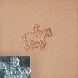 Cap de stanta de embosare 3D Craftool, model cal cu calaret (Horse & Rider) - Tandy Leather 88314-00