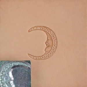 Cap de stanta de embosare 3D Craftool, model luna cu fata (Moon Face) - Tandy Leather 88504-00
