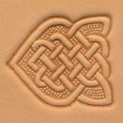 Cap de stanta de embosare 3D Craftool, model sageata cu noduri (Knotted-Arrow) - Tandy Leather 88491-00 - Img 2