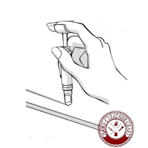 Cutit pivotant reglabil pentru pielarie | 80-90 mm cu lama de 1 cm - Img 4