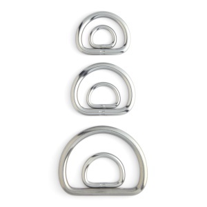 Inel D din inox sudat manual, 51 mm - Tandy Leather 1142-06