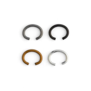Inele despicate de inalta rezistenta 9,5 mm, set 10 buc - Tandy Leather - Img 5