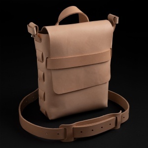 Kit geanta postas Paxton din piele vegetala Tandy Leather, 30 x 25 x 7,6 cm - imagine 6
