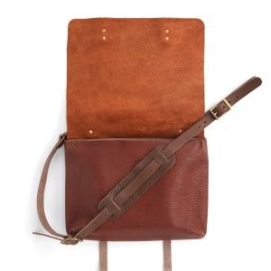 Kit servieta Bison din piele maro Tandy Leather, 42 x 33 cm - imagine 2