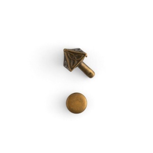 Nituri decorative piramida celtica, fara nichel, set 6 buc - Tandy Leather - imagine 6