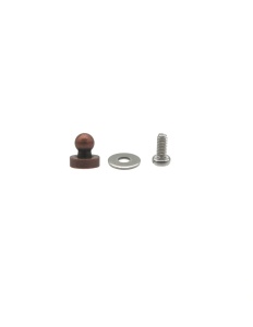 Parte inferioara cu surub M2,5 x 6 mm pentru sisteme fixare LOXX, diverse finisaje - Img 1