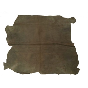 Piele Camoscio Kaki pentru Proiecte Mici - Piele Naturala (cod CAM 16)