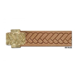 Roata de embosare margini piele Craftool 9,7 mm, model impletitura (Braid) - Tandy Leather 8092-06 - Img 4