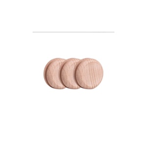Scula din lemn pentru lustruit si finisat margini piele Wuta (Rotund / Plat / Disc) - Img 11