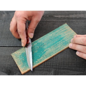 SDPIMPC1 Strop cu o fata din piele aspra pentru ascutire cu maner plat cu pasta de ascutire Chrox/Dialux Verde - Img 6