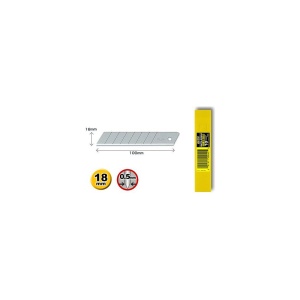 Set 10 lame cutter segmentate 18 mm OLFA LB-10 Japonia, din otel superior - Img 2