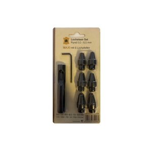 Set preducele Maxi rotunde pentru pielarie, Leder Haus - Img 5