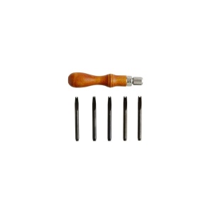 Set tesire margini piele naturala 5 in 1 – Tandy Leather - Img 4