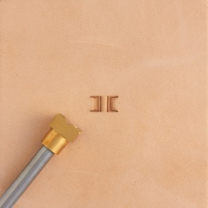 Stanta de embosare din alama, model impletitura cos goala (Hollow Basket Weave) - Tandy Leather 8900-20