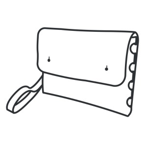 Tipar hartie geanta de mana (wristlet) Cheyenne (Cheyenne Wristlet) - Tandy Leather 56419-00