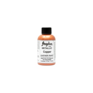 Vopsea acrilica Angelus metalizata (Metallic) pentru piele, 118 ml - Img 9