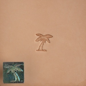 Cap de stanta de embosare 2D Craftool Mini, model palmier (Palm Tree) - Tandy Leather 8865-00