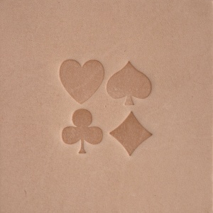 Cap de stanta de embosare 2D Craftool Mini, model pica (Spade) - Tandy Leather 8845-00 - Img 2