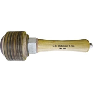 Ciocan profesional maul din piele netabacita Rawhide Maul C.S. Osborne pentru pielarie - Img 2