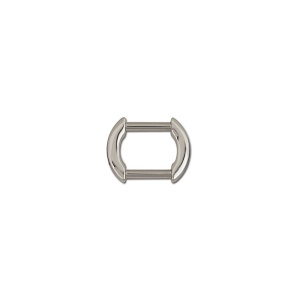 Inel cu capete arcuite pentru barete de 25 mm, nichelat - Tandy Leather - Img 4
