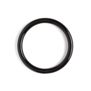 Inel O sudat mare, 64 sau 76 mm, nichel sau negru lucios - Tandy Leather