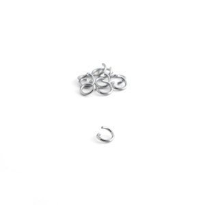 Inele de legatura din inox 5 mm, set 10 buc - Tandy Leather 7006-02