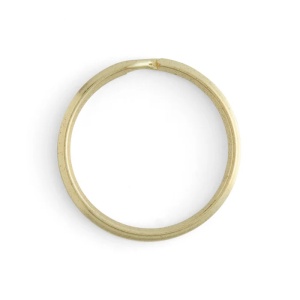 Inele despicate pentru chei, nichelate, 25 si 32 mm - Tandy Leather - Img 2