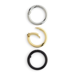 Inele O cu arc (Spring Gate), set 6 buc, 13-38 mm - Tandy Leather