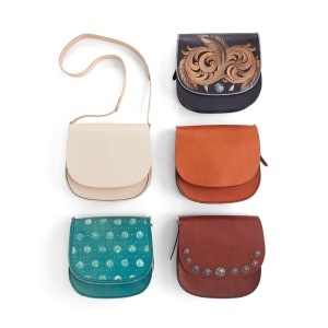 Kit geanta de mana Olivia din piele vegetala Tandy Leather, 25 x 28 cm - imagine 2