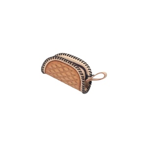 Kit portmoneu Tom Thumb cu fermoar din piele vegetala Tandy Leather, 5,7 x 10 cm - Img 8