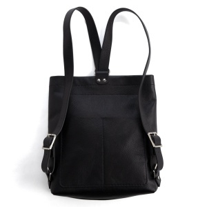 Kit rucsac Brooklyn din piele neagra Tandy Leather, 34 x 32 x 14 cm - imagine 3