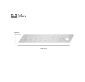 LBSOL-10 Set 10 lame cutter nesegmentate 18 mm, Olfa - Img 4