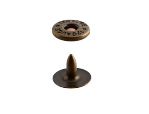 Nituri tip "Cartus" (Shotgun Shell), set 30 buc - Tandy Leather - Img 6