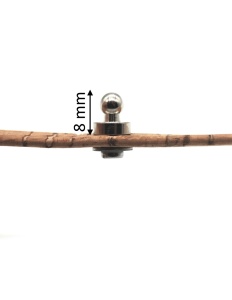 Parte inferioara cu surub M2,5 x 8 mm pentru sisteme fixare LOXX, diverse finisaje - Img 8