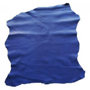 Piele Naturala Vopsita / Captuseala Indigo pentru Proiecte Mici