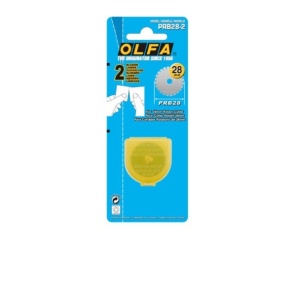 PRB-28-2 Set 2 lame cutter rotativ, taiere perforata -28 mm Olfa - Img 1