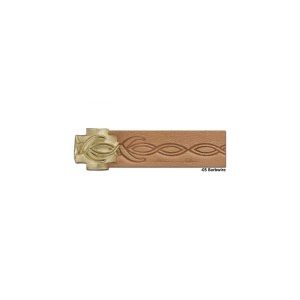Roata de embosare margini piele Craftool 9,7 mm, model sarma ghimpata (Barbwire) - Tandy Leather 8092-05 - Img 5