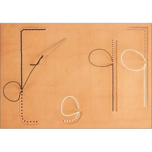 Sablon reutilizabil Craftaid, model ghid de cusut (Stitching Guide) pentru modelaj piele - Tandy Leather 76633-00 - Img 3