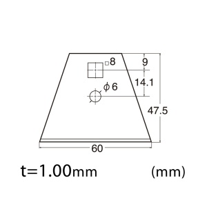 Set 2 lame inox razuitor 60mm, NT Cutter - Img 3