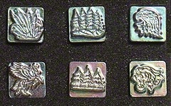 Set de stante "Mini 3D" pielarie, Leder haus - Img 2