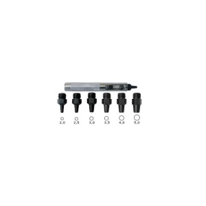 Set preducele mini rotunde pentru pielarie 2-5 mm, Leder Haus - Img 2