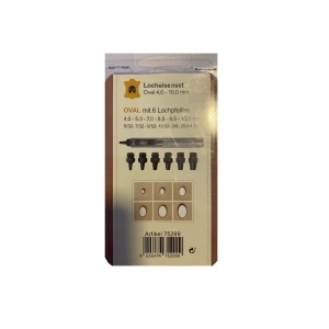 Set preducele ovale pentru pielarie, Leder Haus - Img 3