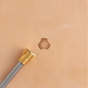 Stanta de embosare din alama, model tri-weave (Triweave) - Tandy Leather 8900-05