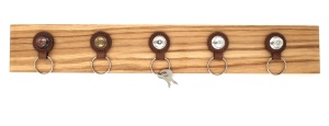 Suport prindere brelocuri chei cu sistem de fixare LOXX , Wood Oak - Img 2