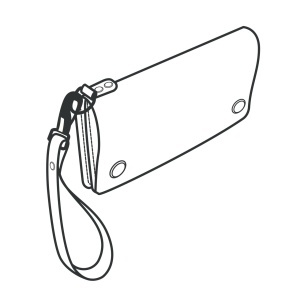 Tipar hartie portofel Roper cu capsa (Roper Snap Wallet) - Tandy Leather 56424-00
